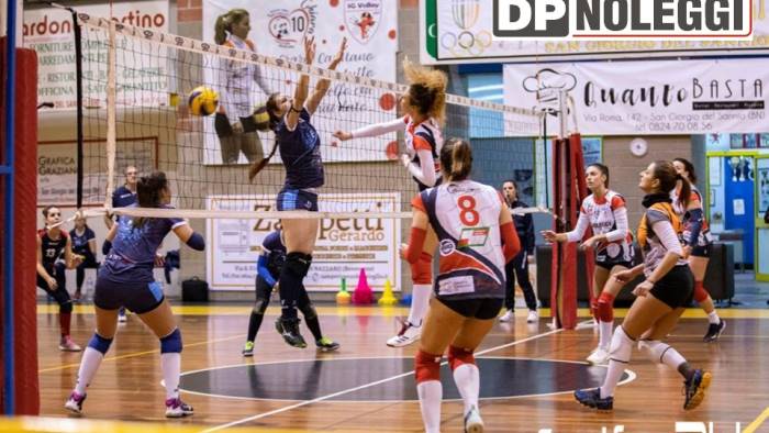 dp noleggi sg volley ko contro arzano