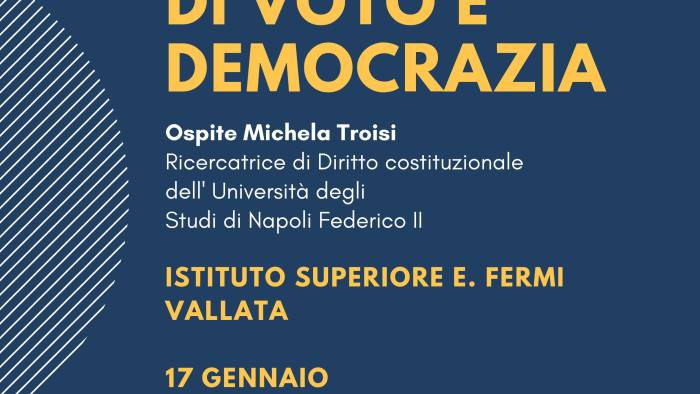 al fermi di vallata si discute di diritto di voto e democrazia