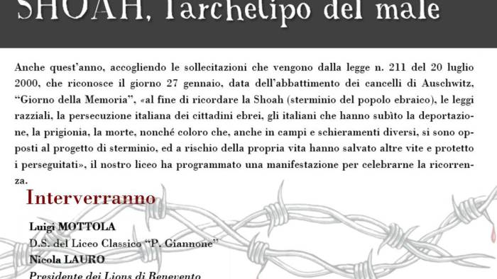 giannone e lions club benevento insieme per ricordare shoah