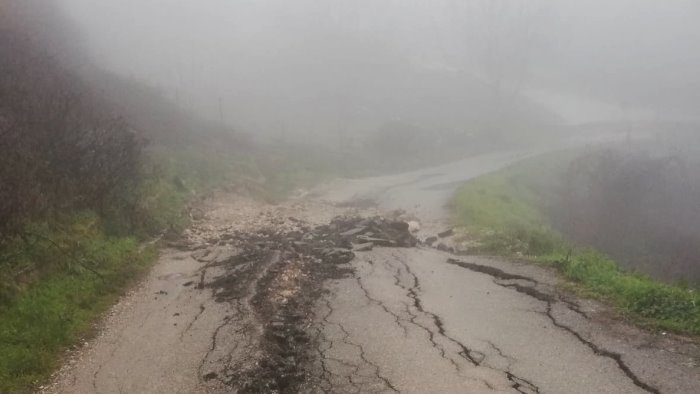 montefalcone senza gas metano a causa di una frana