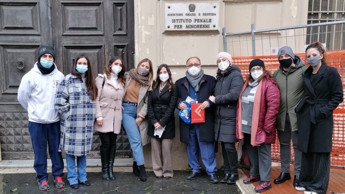 il garante ciambriello in visita all ipm di airola