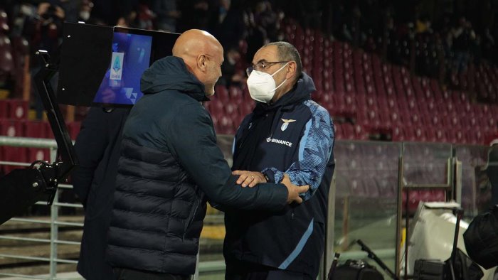 salernitana lazio 0 3 sarri stiamo trovando continuita covid spauracchio