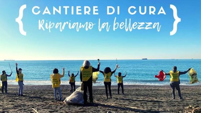 nascono a salerno i cantieri di cura di legambiente ripariamo la bellezza