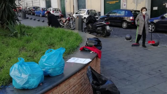 salerno i cittadini si prendono cura di via canali e largo abate conforti