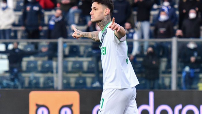 sassuolo show 5 1 a empoli con berardi raspadori e scamacca