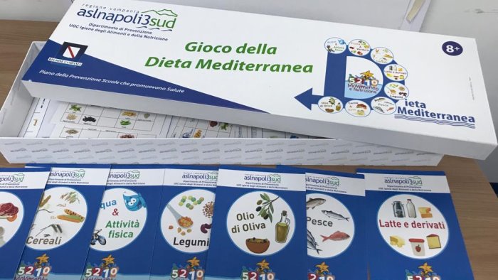 la dieta mediterranea diventa un gioco iniziativa dell asl napoli 3 sud