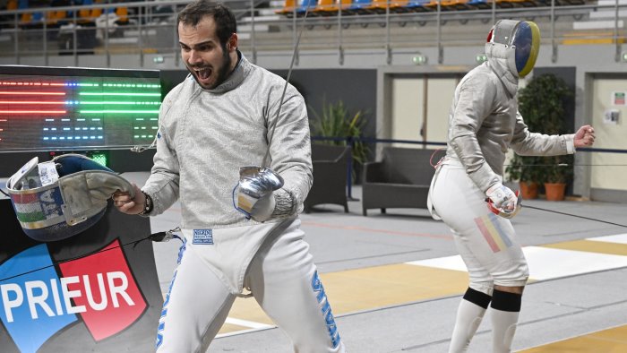 scherma cdm sciabola curatoli sulle pedane di tunisi