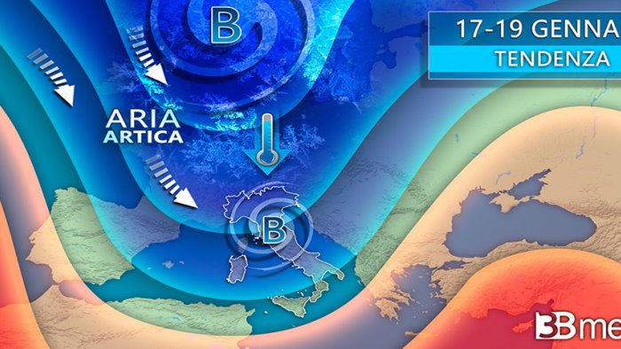 scoppia il vero inverno cambia tutto in arrivo neve e forte vento