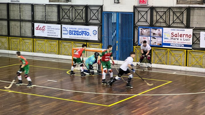 hockey pista roller salerno domani sfida al follonica giudice in emergenza