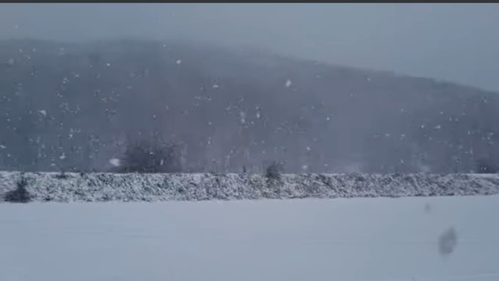 nevica in irpinia temperature sotto zero e fiocchi bianchi su partenio e laceno