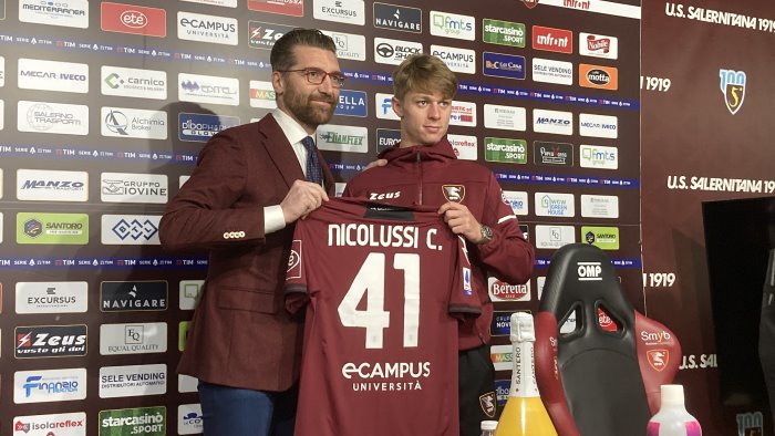 salernitana nicolussi caviglia si presenta sono pronto per il torino