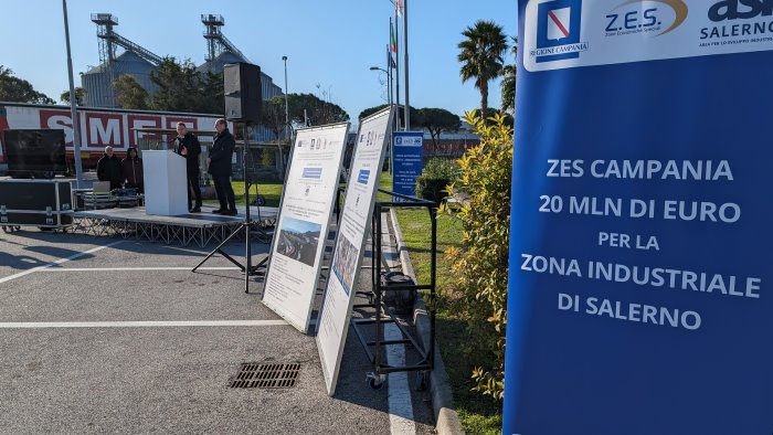 salerno partono i cantieri da 20 milioni di euro nella zona industriale