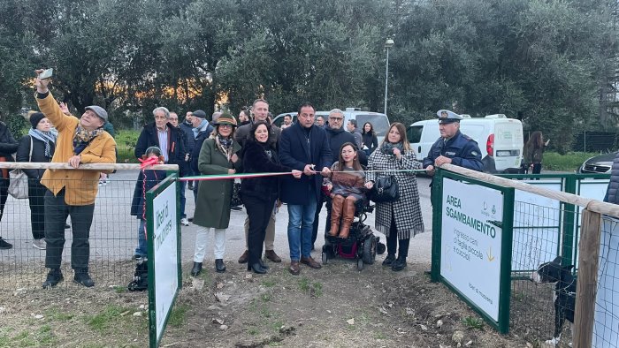 inaugurato il fido park di telese terme