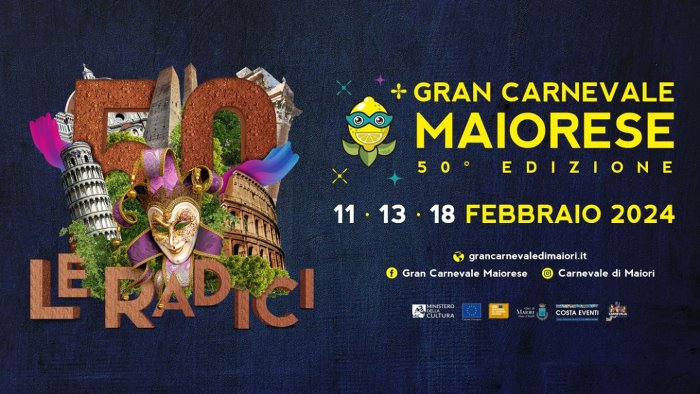 tutto pronto a maiori per la 50esima edizione del gran carnevale