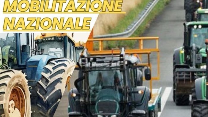 la protesta dei trattori arriva in irpinia cortei ad avellino e flumeri