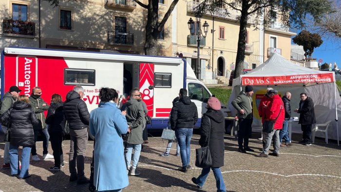 successo a montemiletto circa 40 donazioni di sangue in poche ore