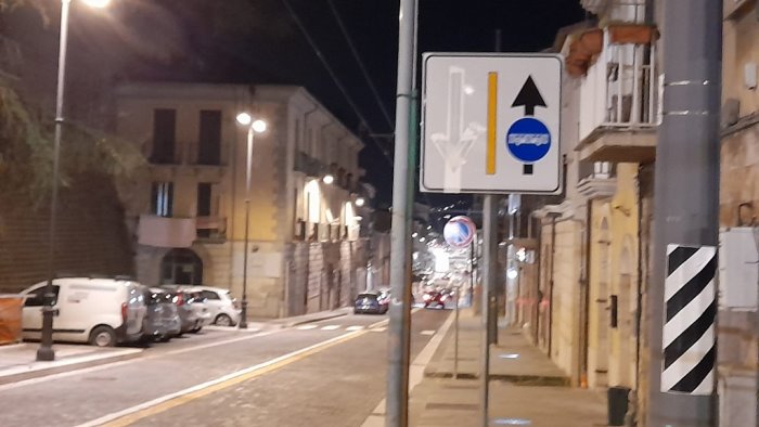 avellino nuova rivoluzione del traffico a corso umberto auto su filovia giu