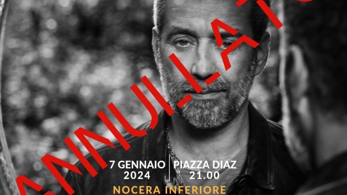 nocera inferiore ancora annullato il concerto gratuito di daniele silvestri