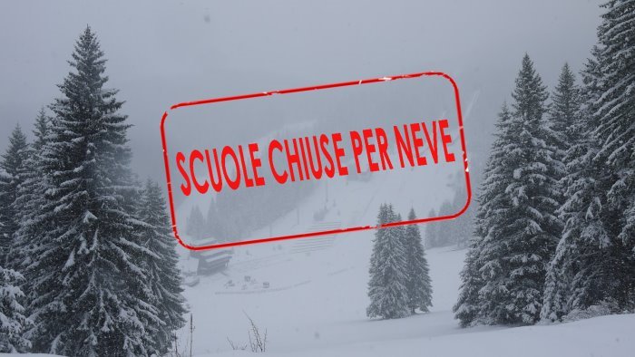 maltempo e neve in irpinia scuole chiuse domani ecco dove