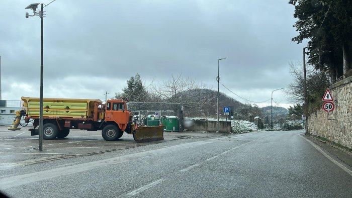 maltempo strade pulite e transitabili ovunque nell arianese