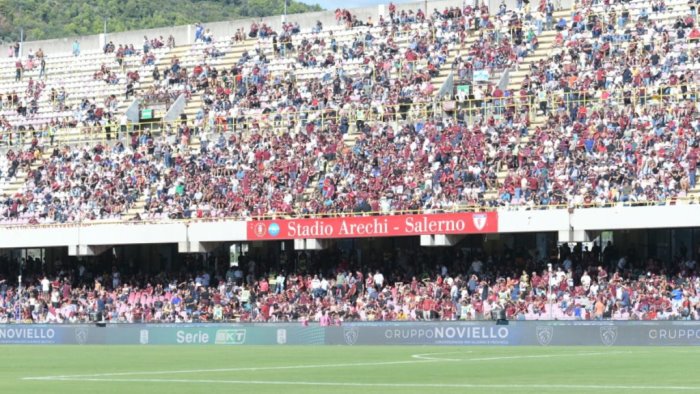 salernitana reggiana la prevendita sorride il dato aggiornato