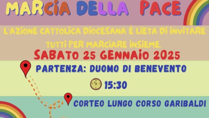 il 25 gennaio a benevento la marcia della pace dell azione cattolica