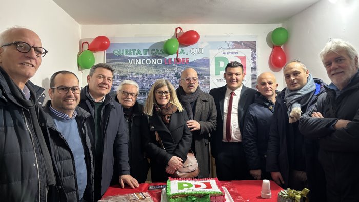 il partito democratico inaugura la sede di cusano mutri