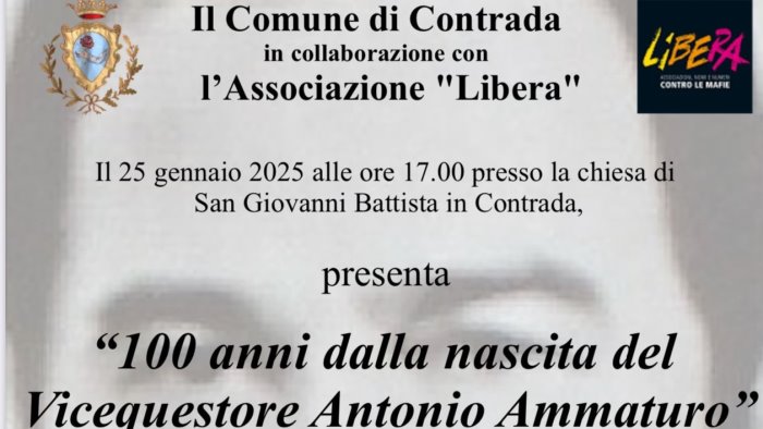 contrada i 100 anni dalla nascita del vice questore antonio ammaturo