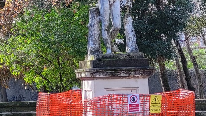 san giorgio a cremano al via il restauro delle statue storiche in paese