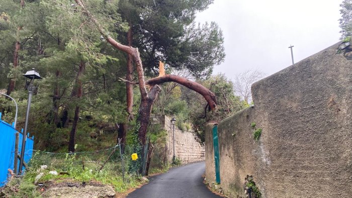 sarno richiesto stato di calamita naturale dopo i danni causati dal forte vento