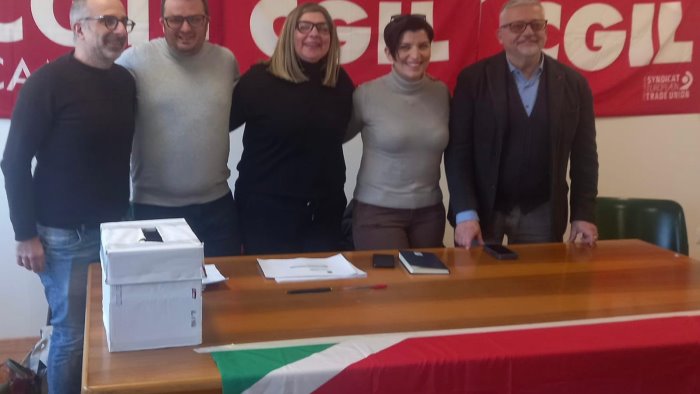 cgil di avellino eletta la nuova segreteria del sindacato e italia d acierno