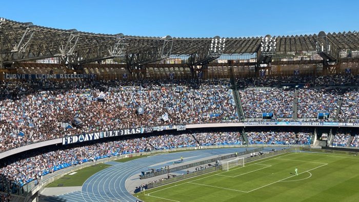 stadio maradona sold out per napoli juventus richieste per 100mila biglietti