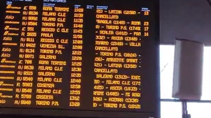 sciopero treni disagi per turisti e pendolari