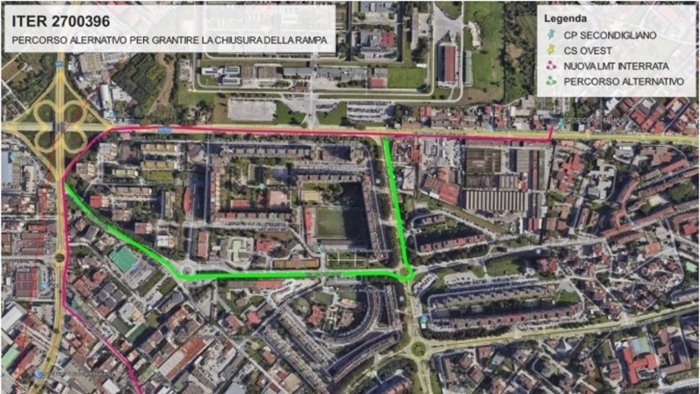 citta metropolitana di napoli chiusura temporanea rampa di uscita