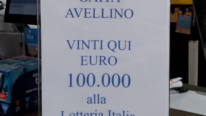 avellino lotteria italia ricevitoria fortunata quella di via carducci