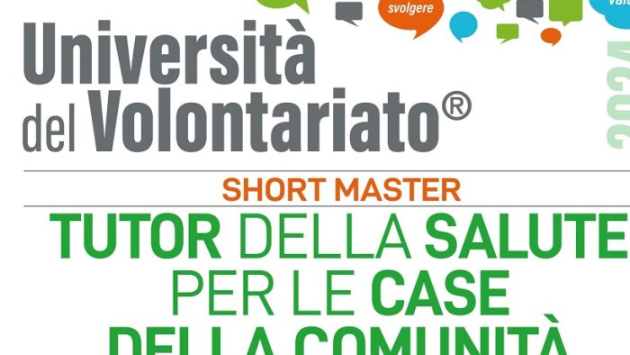 corso di formazione per tutor della salute per le case della comunita