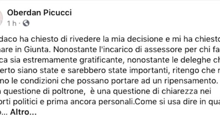 picucci mastella voleva mio ritorno in giunta ho detto no