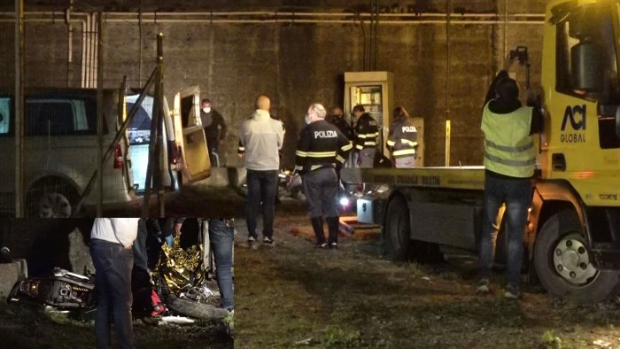 sbanda e finisce fuori strada sul raccordo muore 52enne