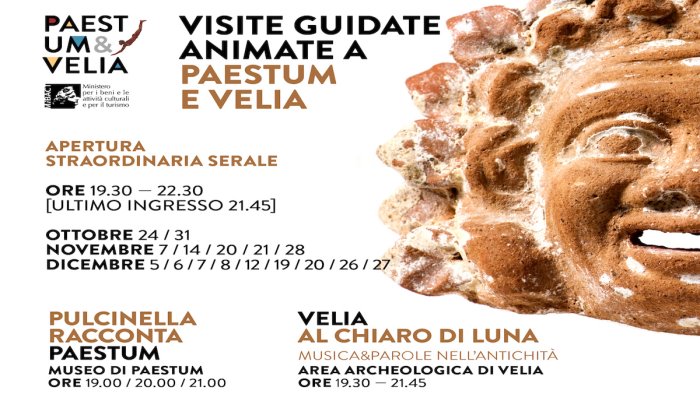 paestum e velia continuano le aperture straordinarie serali