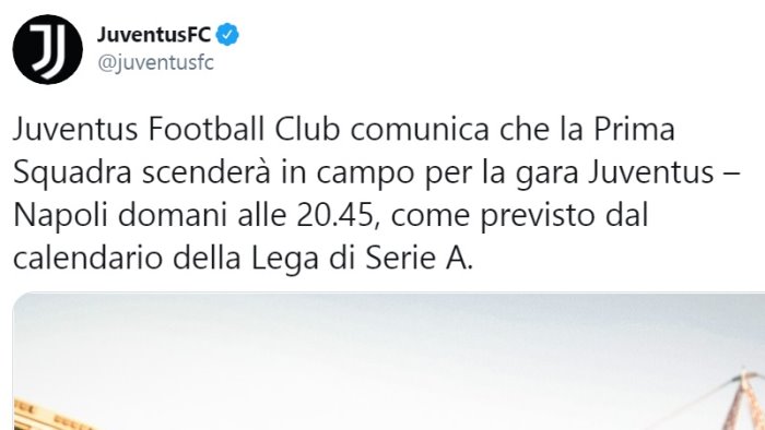 rebus juve napoli per la lega a si gioca bianconeri in campo