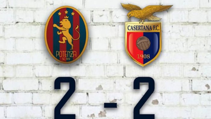 potenza casertana 2 2 il tabellino