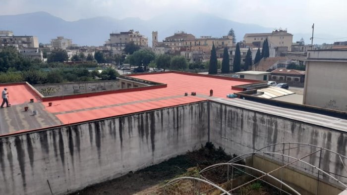 san marzano sul sarno terminati i lavori alla scuola di via pendino