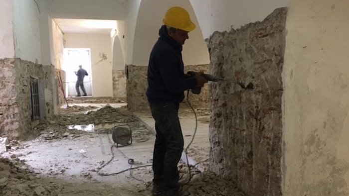 sanza al via gli interventi ai locali del museo della scuola arti e mestieri