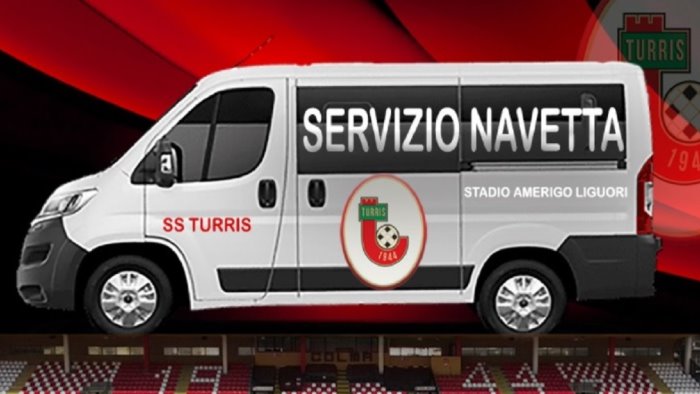 turris palermo servizio navetta per i tifosi corallini