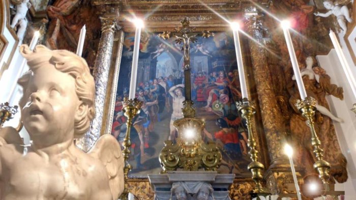 rubate a guardia sanframondi nel 1989 sculture degli angeli tornano nel sannio