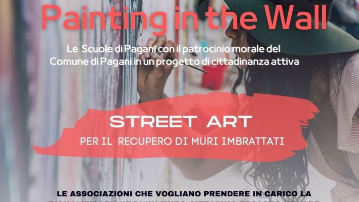 cittadinanza attiva a pagani il progetto painting in the wall