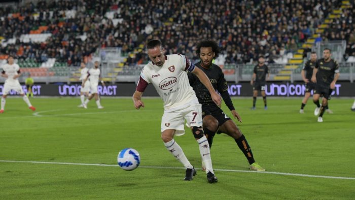 venezia salernitana 1 2 ribery mentalita giusta felice per i tifosi