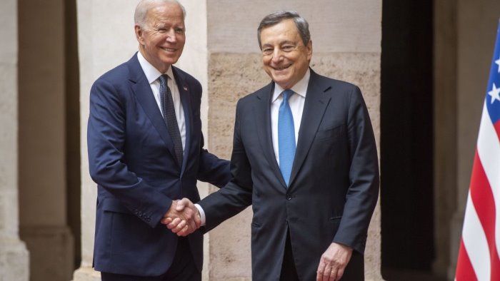 biden a draghi lavoro straordinario per una nuova economia