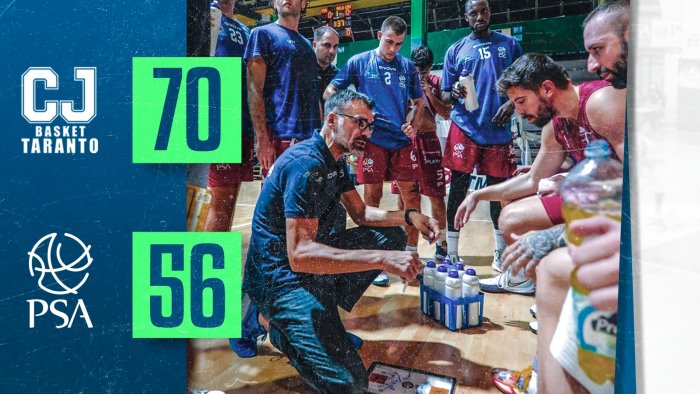 basket serie b sant antimo ko a taranto 70 56