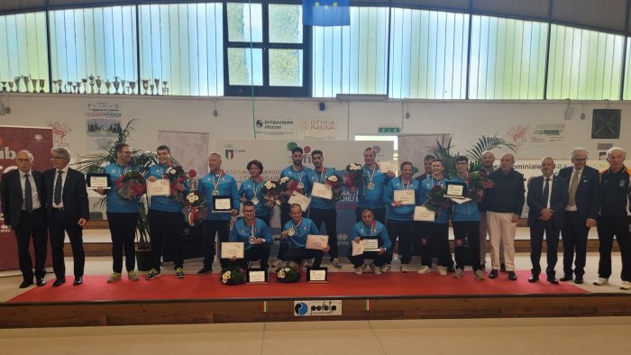 bocce raffa bruno e baselice campioni italiani di coppia categoria c